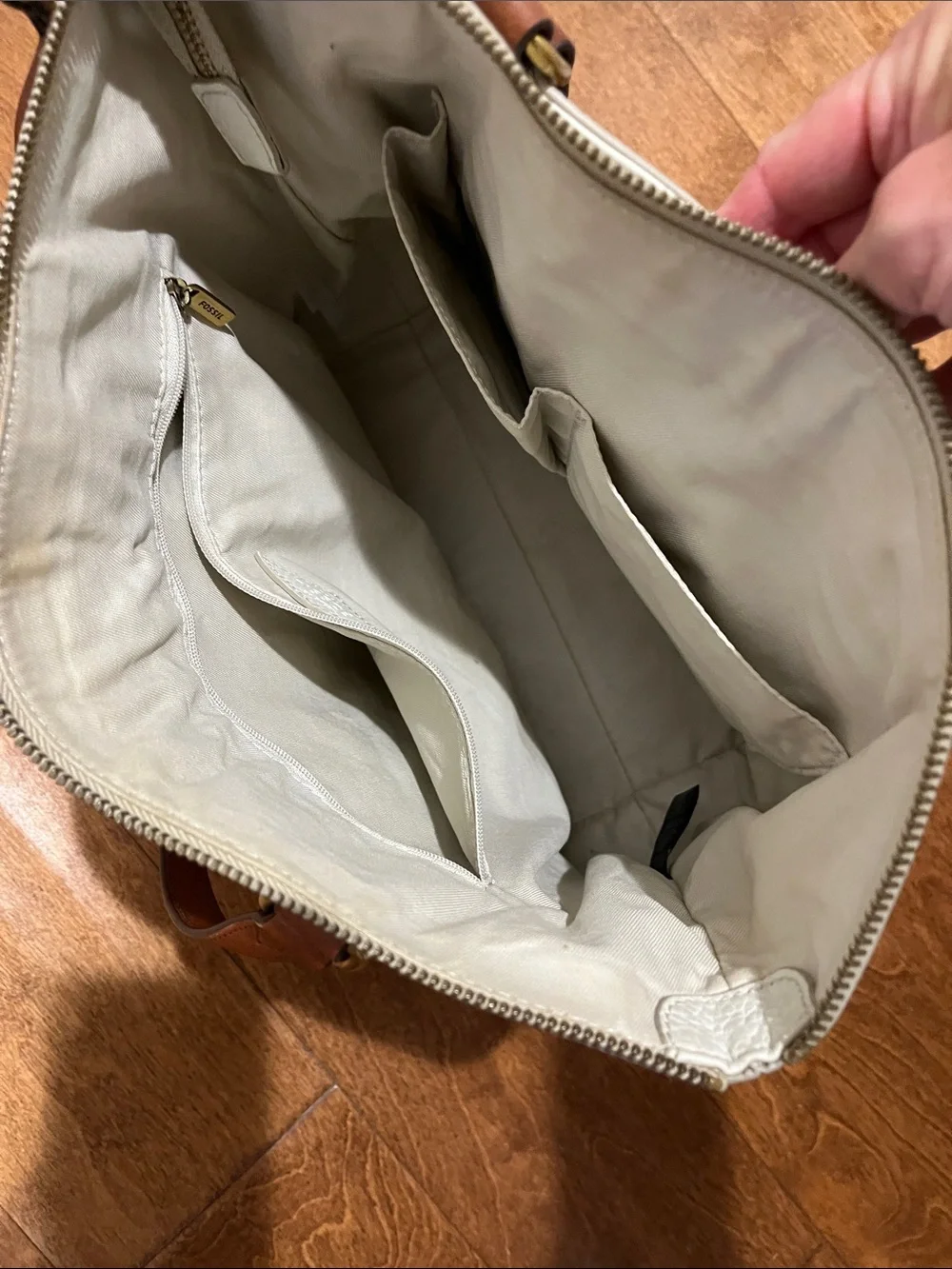 FOSSIL Pebble leather tote bag - Picture 3 of 10